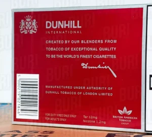 DUNHILL INTERNATIONAL RED